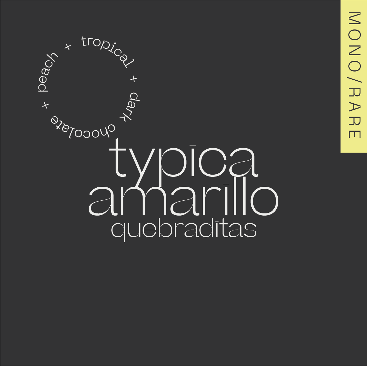 TYPICA AMARILLO Colombia — La Quebraditas from A Matter of Concrete