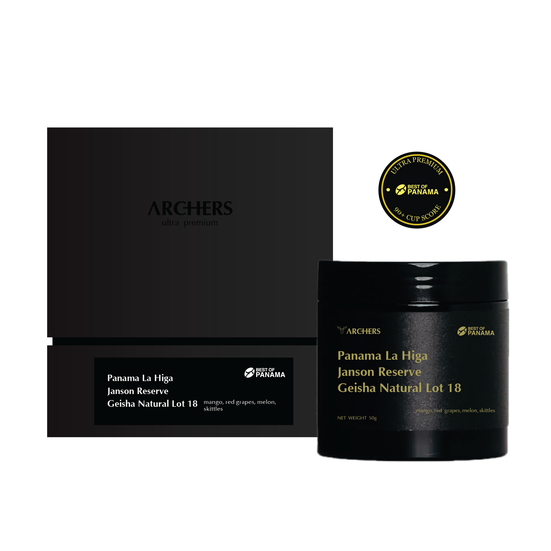 Best of Panama - La Higa, Janson Reserve Geisha Natural - 18 from Archers Coffee