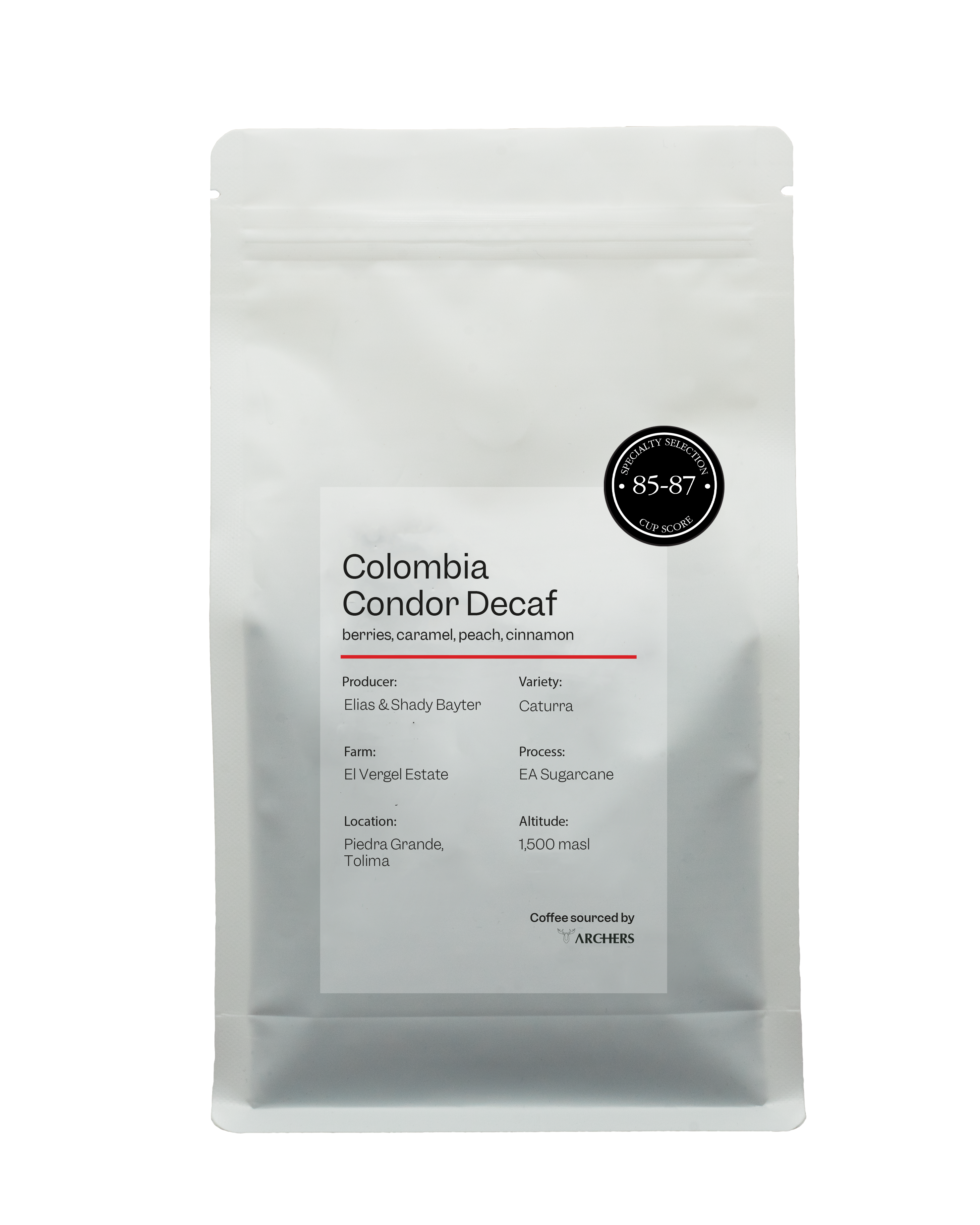 Colombia - Condor, Decaf from Archers Coffee