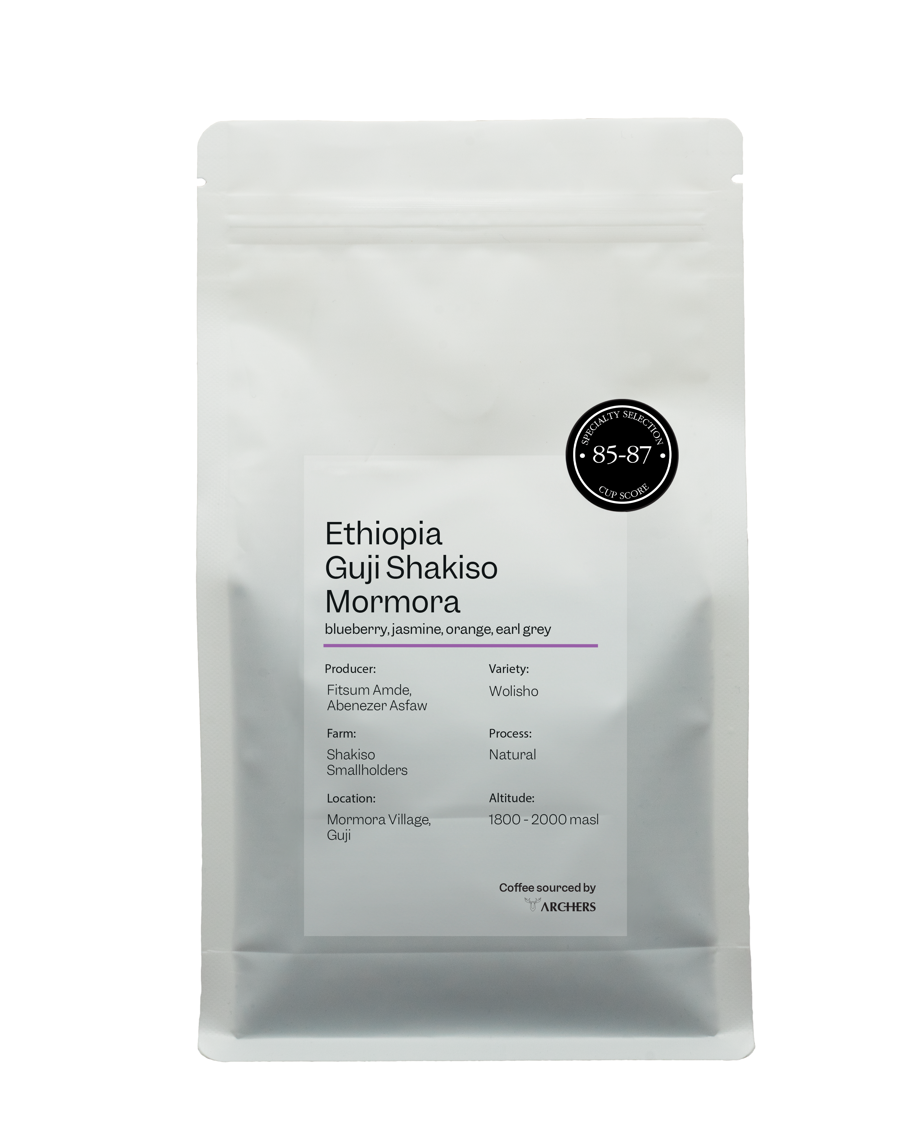 Ethiopia - Guji Shakiso Mormora from Archers Coffee