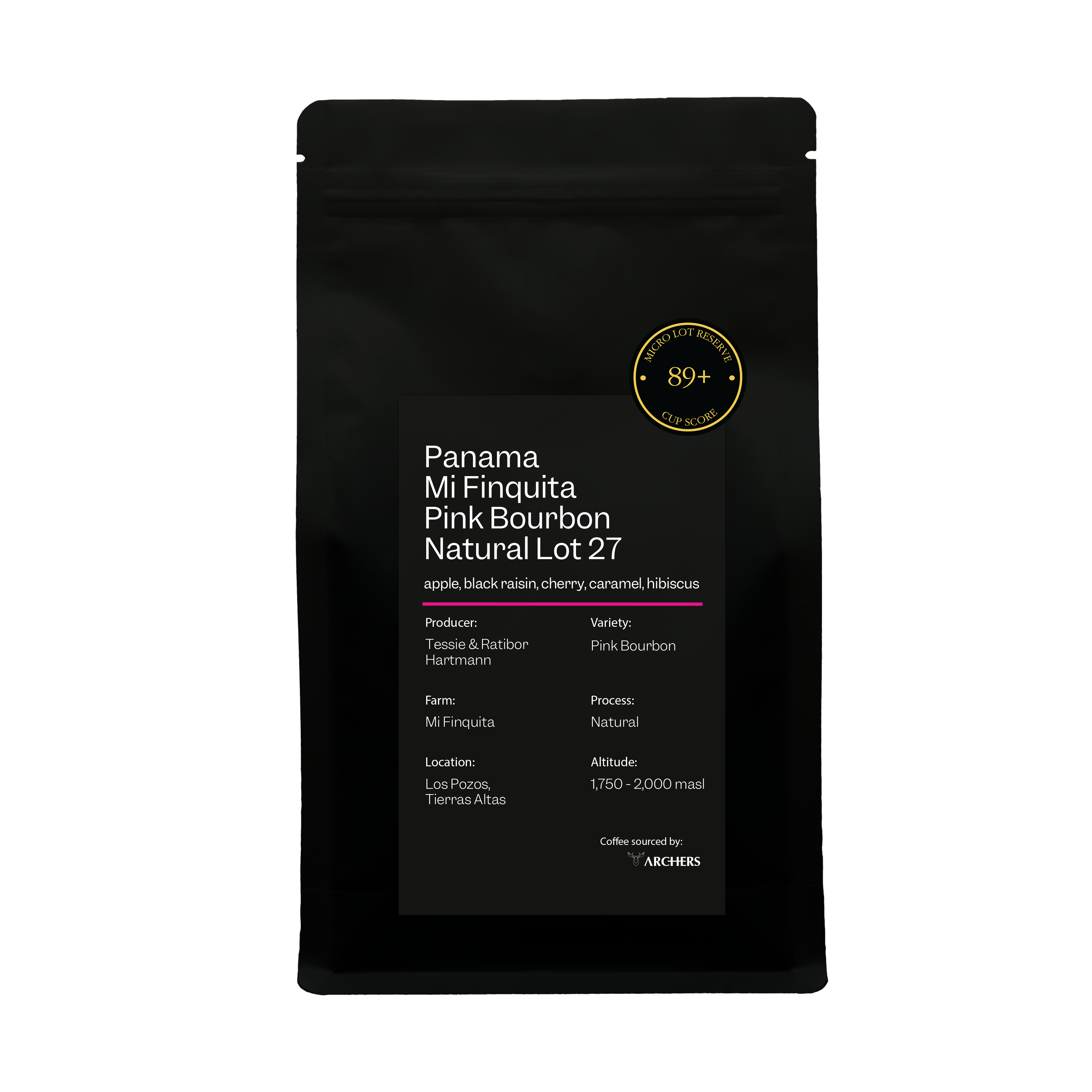 Mi Finquita Pink Bourbon Natural Lot 27 from Archers Coffee