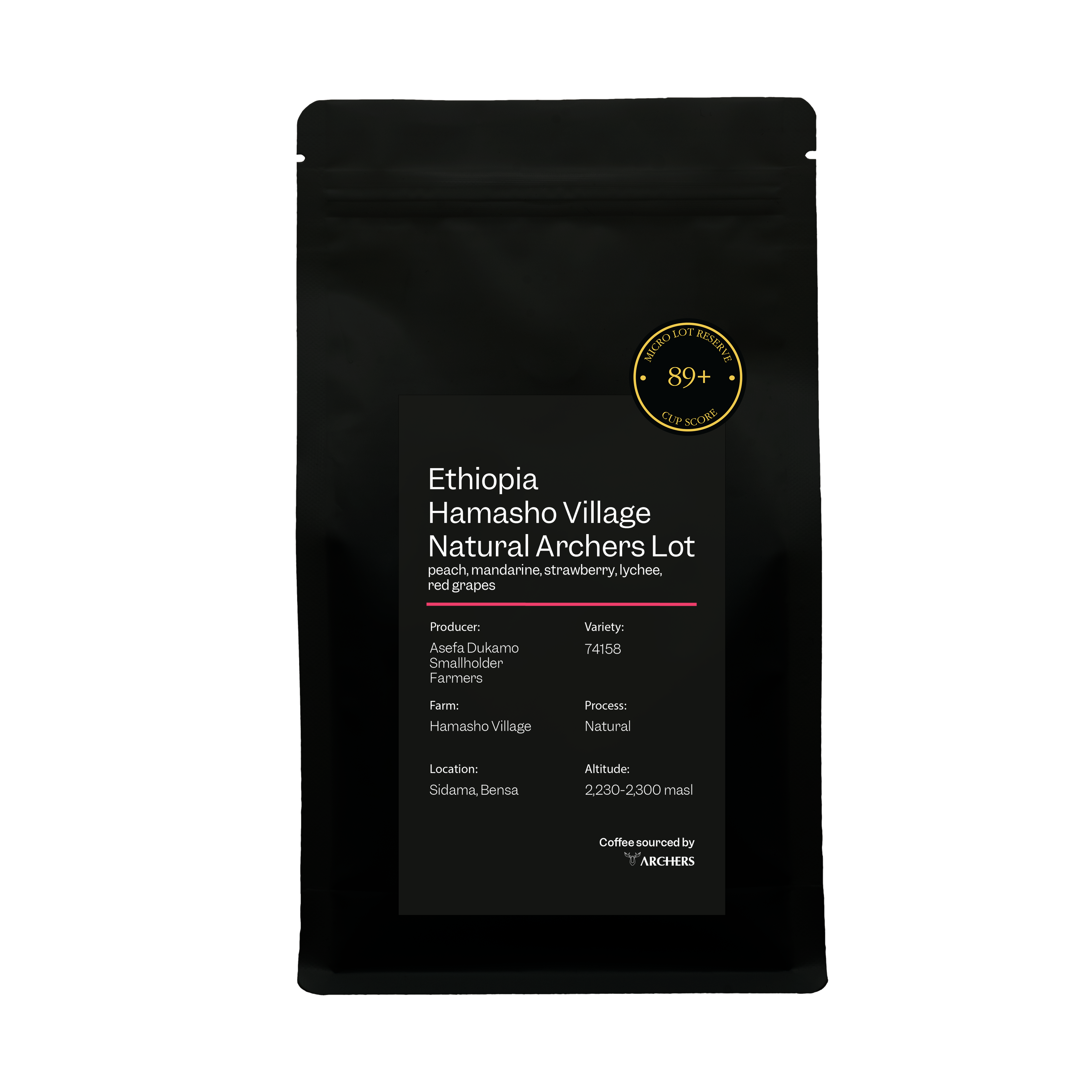 Ethiopia - Hamasho Village Asefa Dukamo Station Natural Archers Lot from Archers Coffee