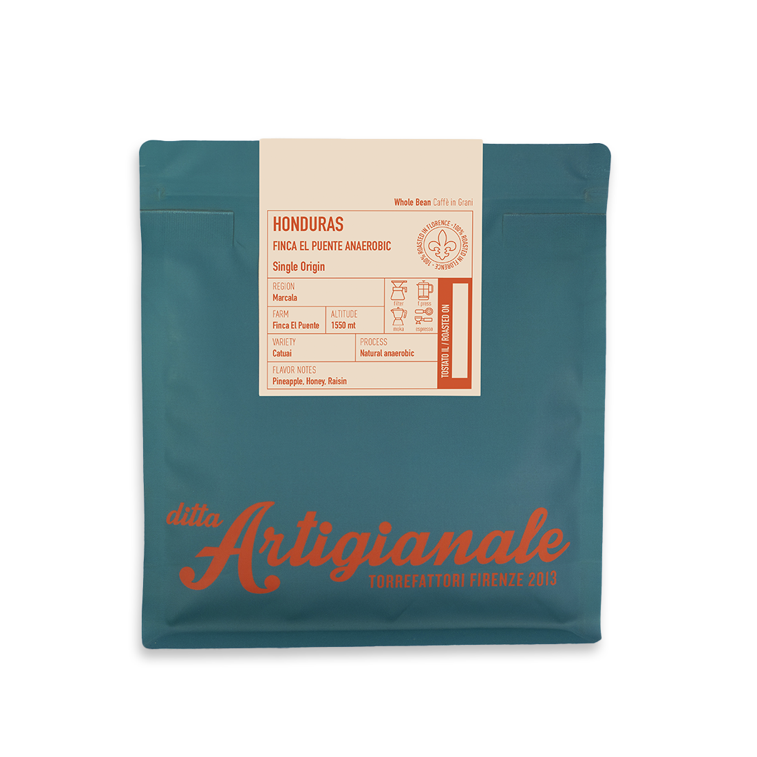 HONDURAS FINCA EL PUENTE CATUAI ANAEROBIC NATURAL from Ditta Artigianale