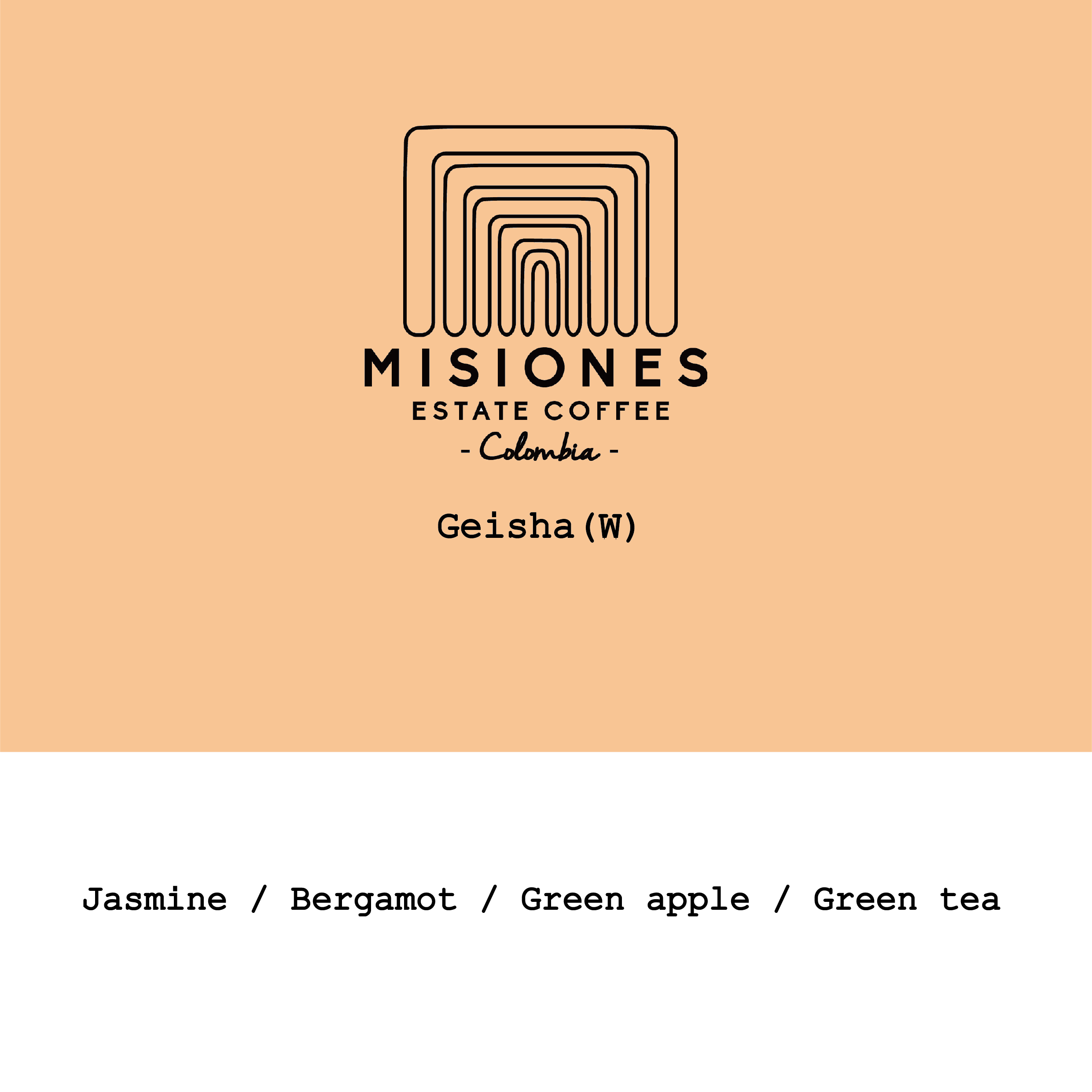 Colombia Misiones Coffee Farm Geisha Washed from Goût and Co