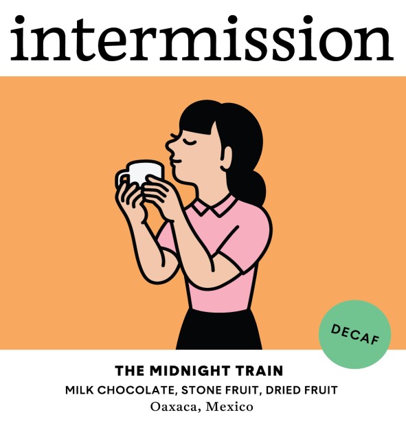 The Midnight Train Washed Mexico Decaf from Intermission Coffee
