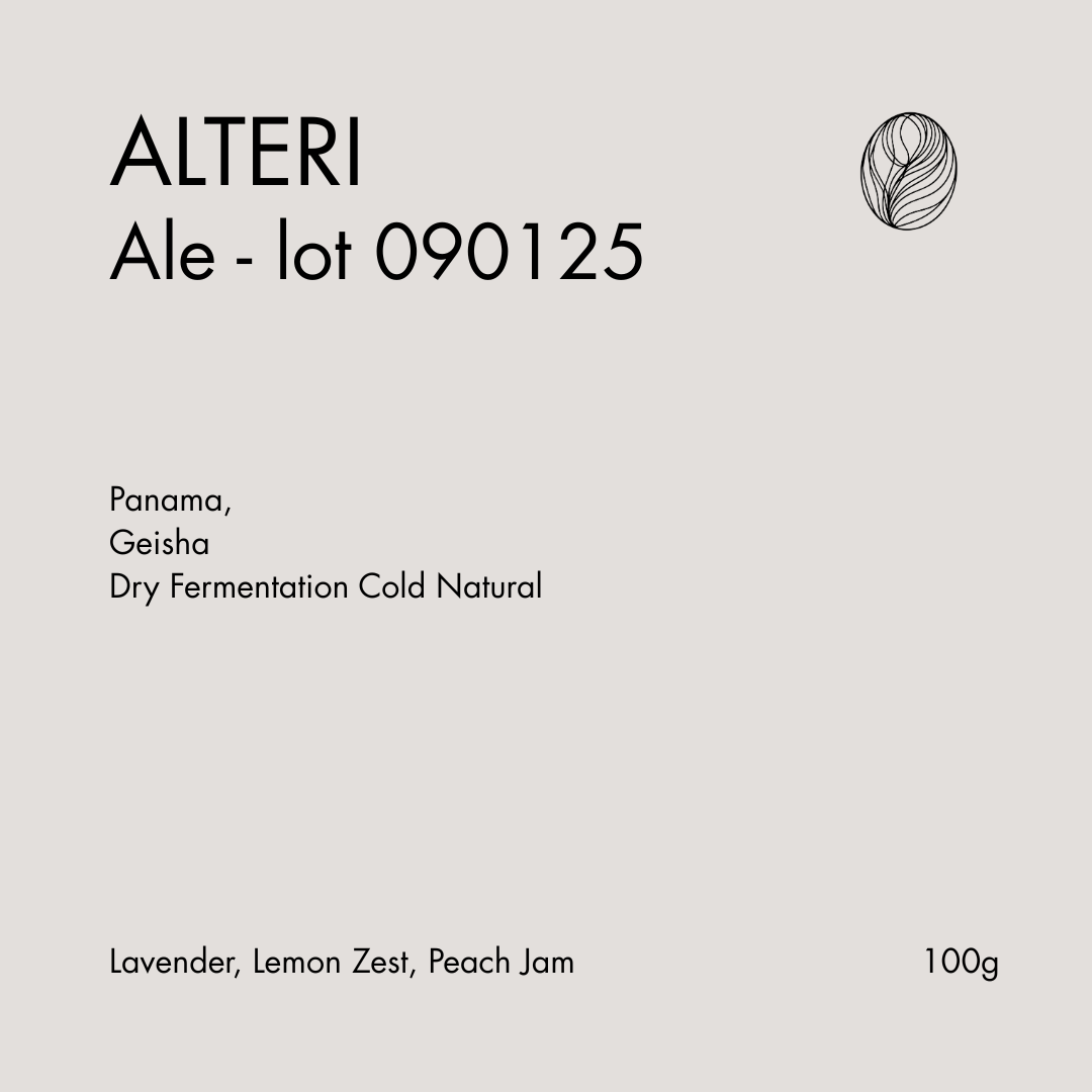 Panama Alteri Ale lot 090125 – Cold Natural Geisha from KillBean