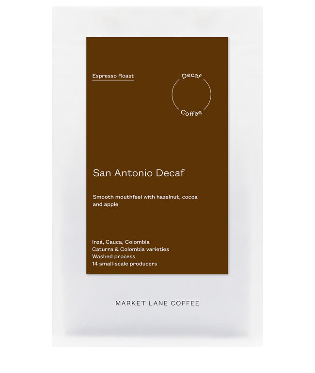 San Antonio Decaf from Market Lane Coffee