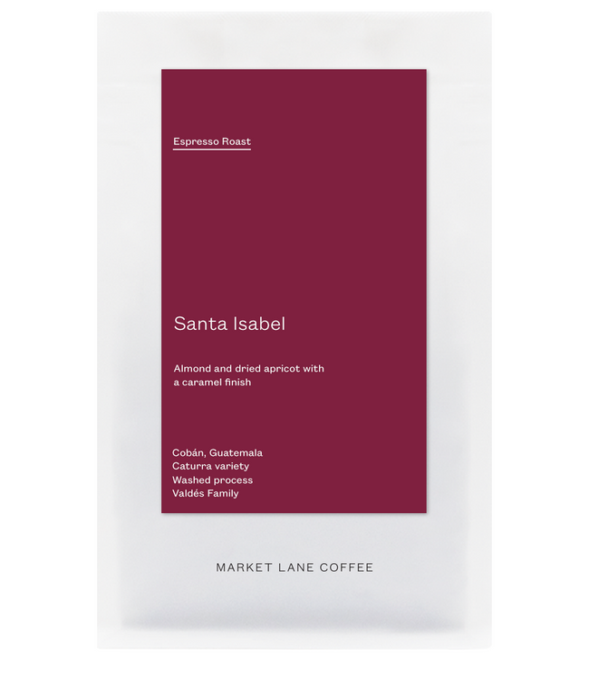 Santa Isabel Espresso from Market Lane Coffee
