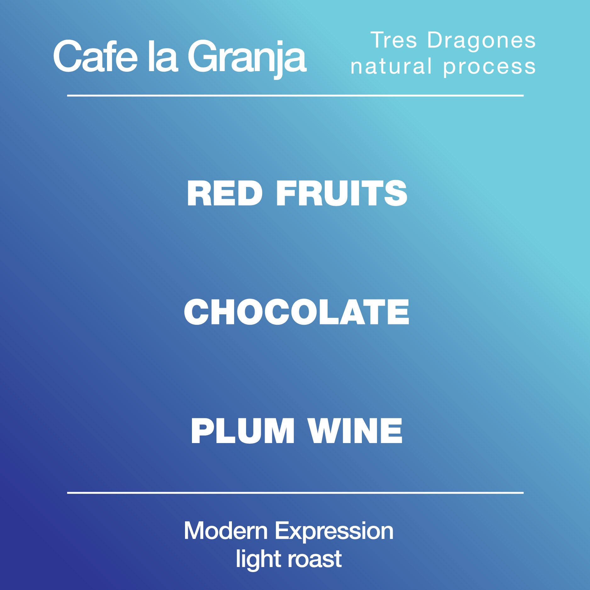 Cafe La Granja Tres Dragones from Modcup Coffee