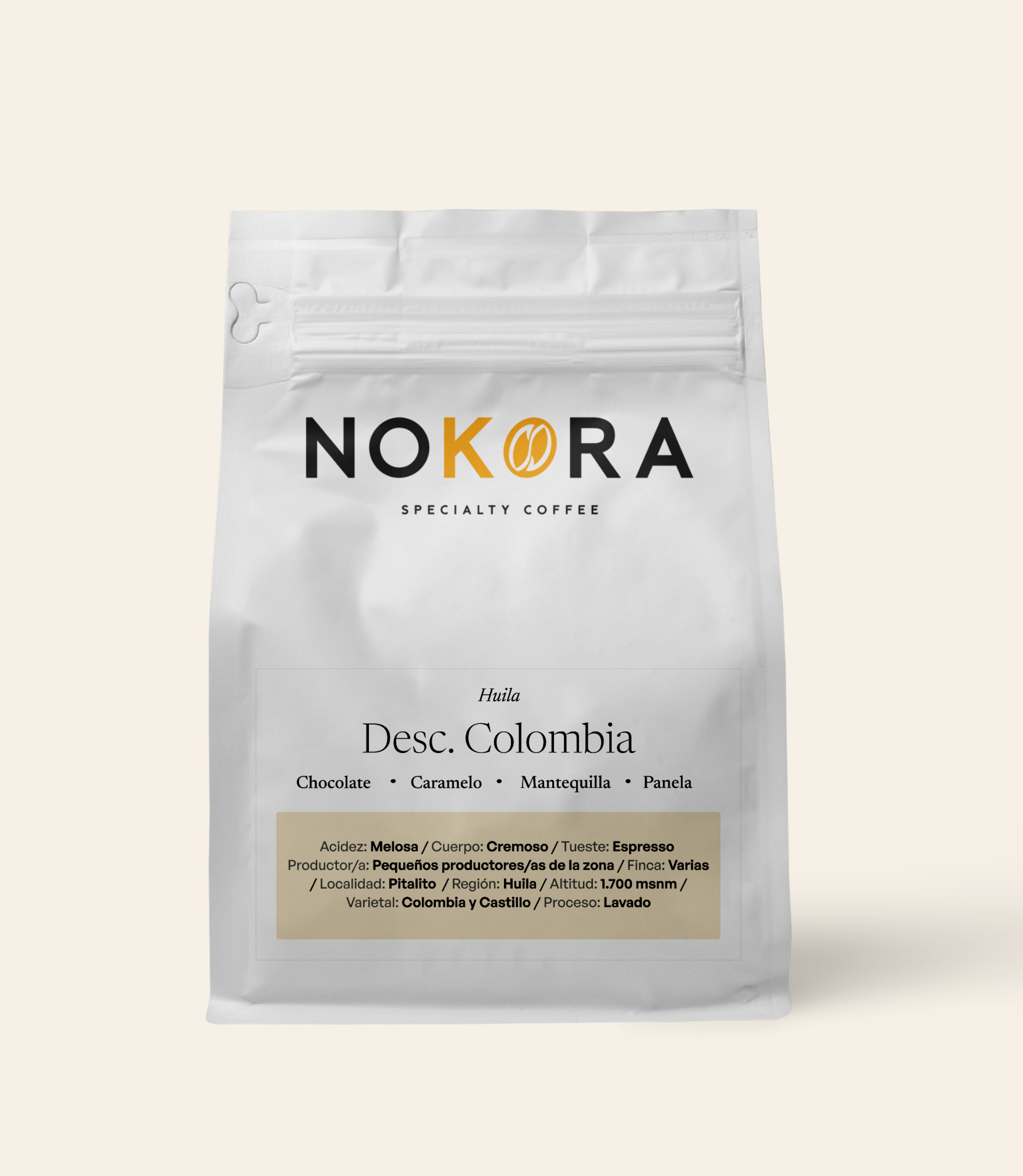 Decaffeinated COLOMBIA Huila from Nokora Coffee