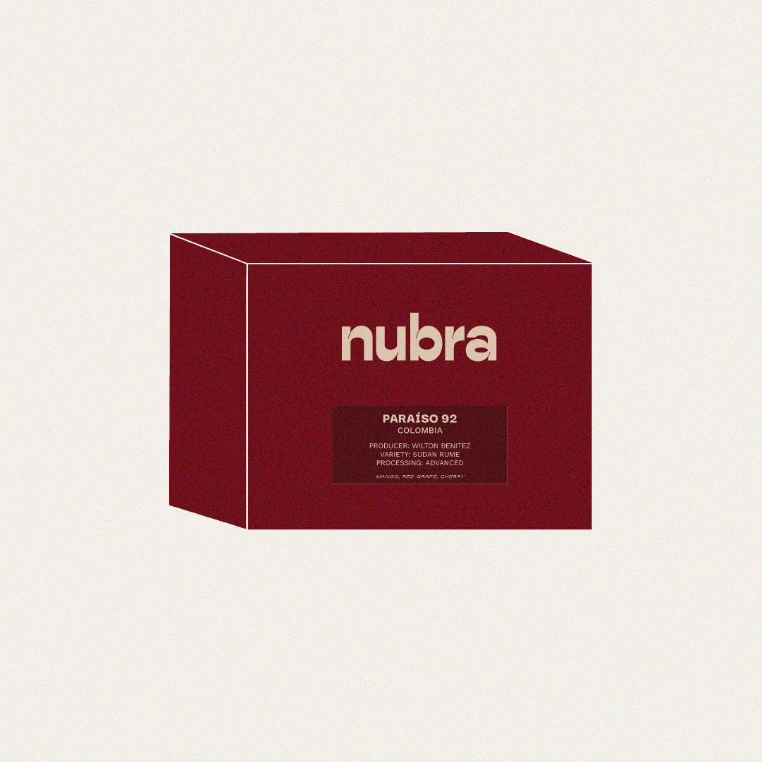 Colombia Wilton Benitez - Sudan Rume from Nubra Coffee Roasters