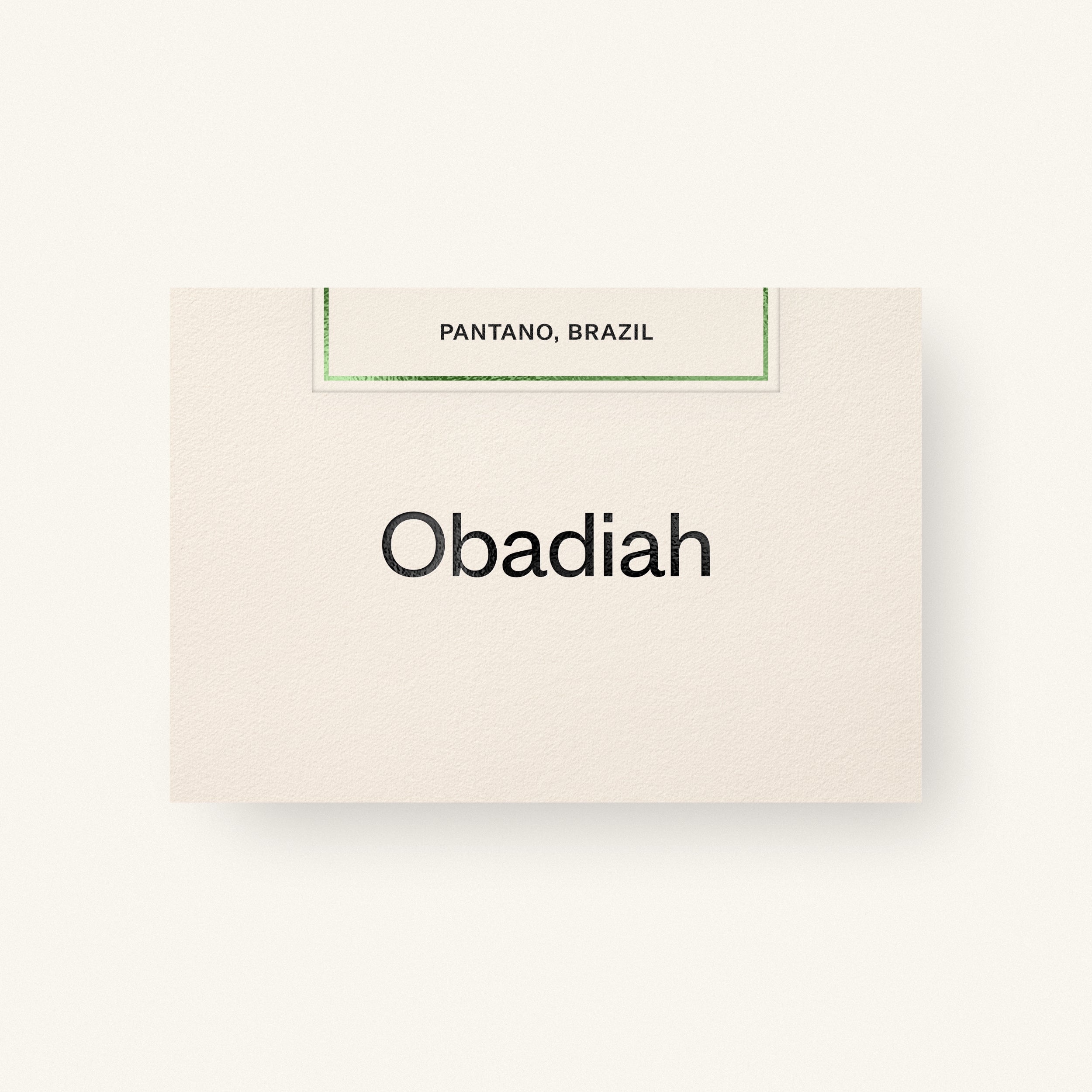 Pantano from Obadiah Coffee