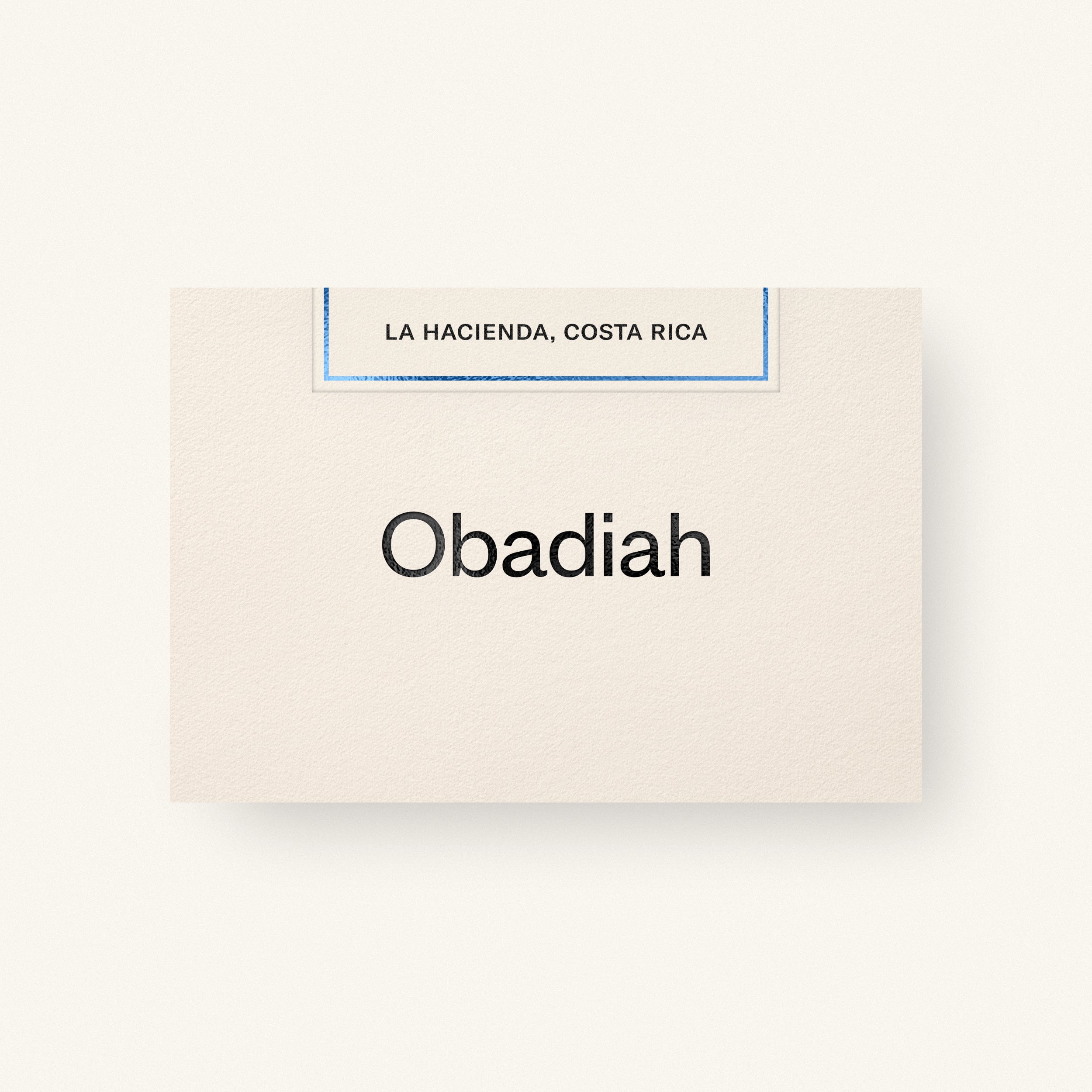 La Hacienda from Obadiah Coffee
