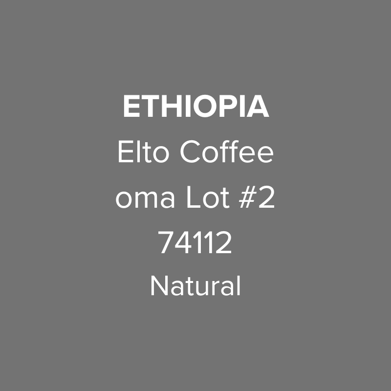 Ethiopia Elto Coffee Galana Elora Station 74112 Natural oma Lot #2 from Oma Coffee Roaster