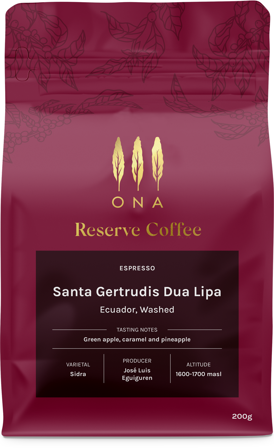 Santa Gertrudis Dua Lipa, Ecuador, Washed from Ona Coffee