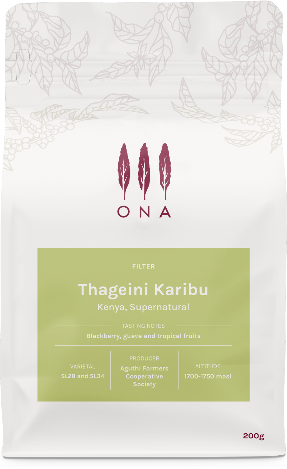 Thageini Karibu, Kenya, Supernatural from Ona Coffee