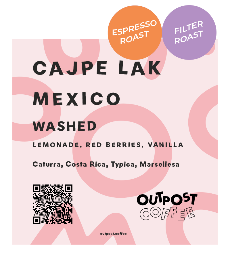 Cajpe Lak, Washed, Mexico from Outpost Coffee Roasters