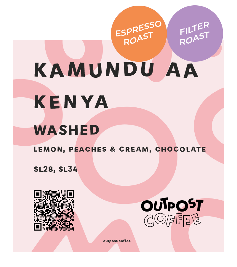 Kamundu AA, Washed, Kenya from Outpost Coffee Roasters