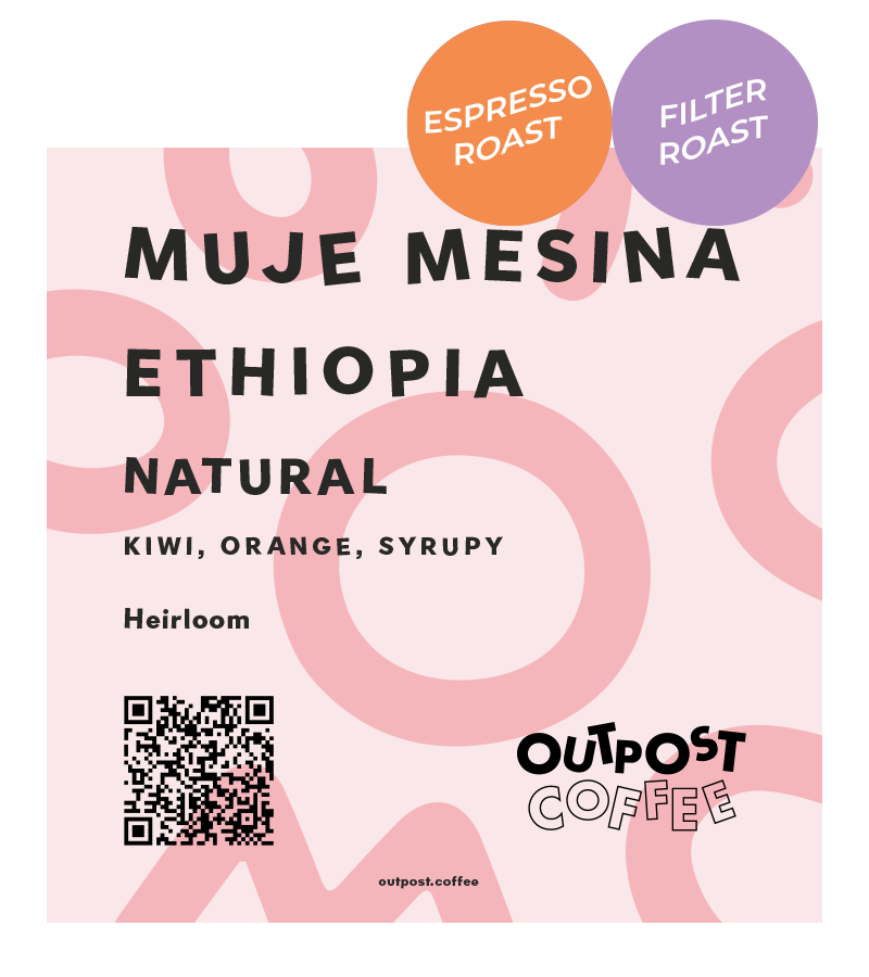Muje Mesina, Natural, Ethiopia from Outpost Coffee Roasters