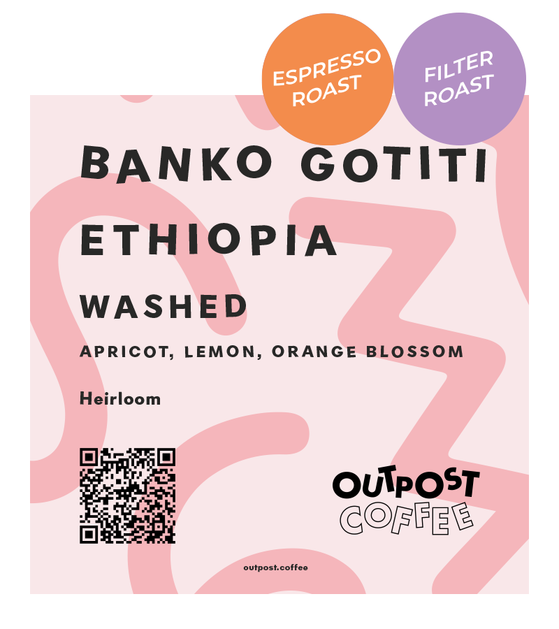 Banko Gotiti, Washed, Ethiopia from Outpost Coffee Roasters