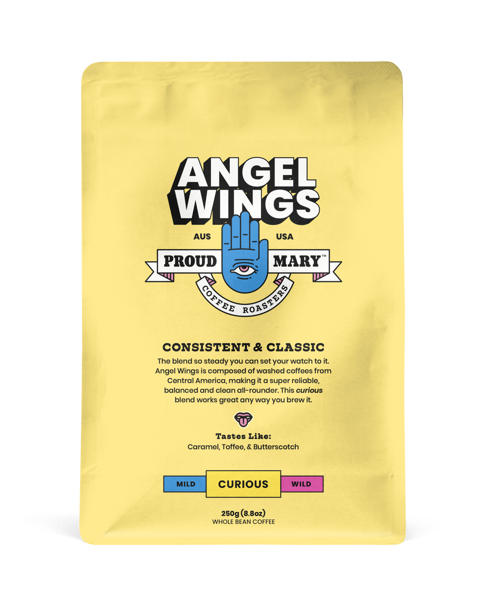 Angel Wings Blend from Proud Mary Coffee USA