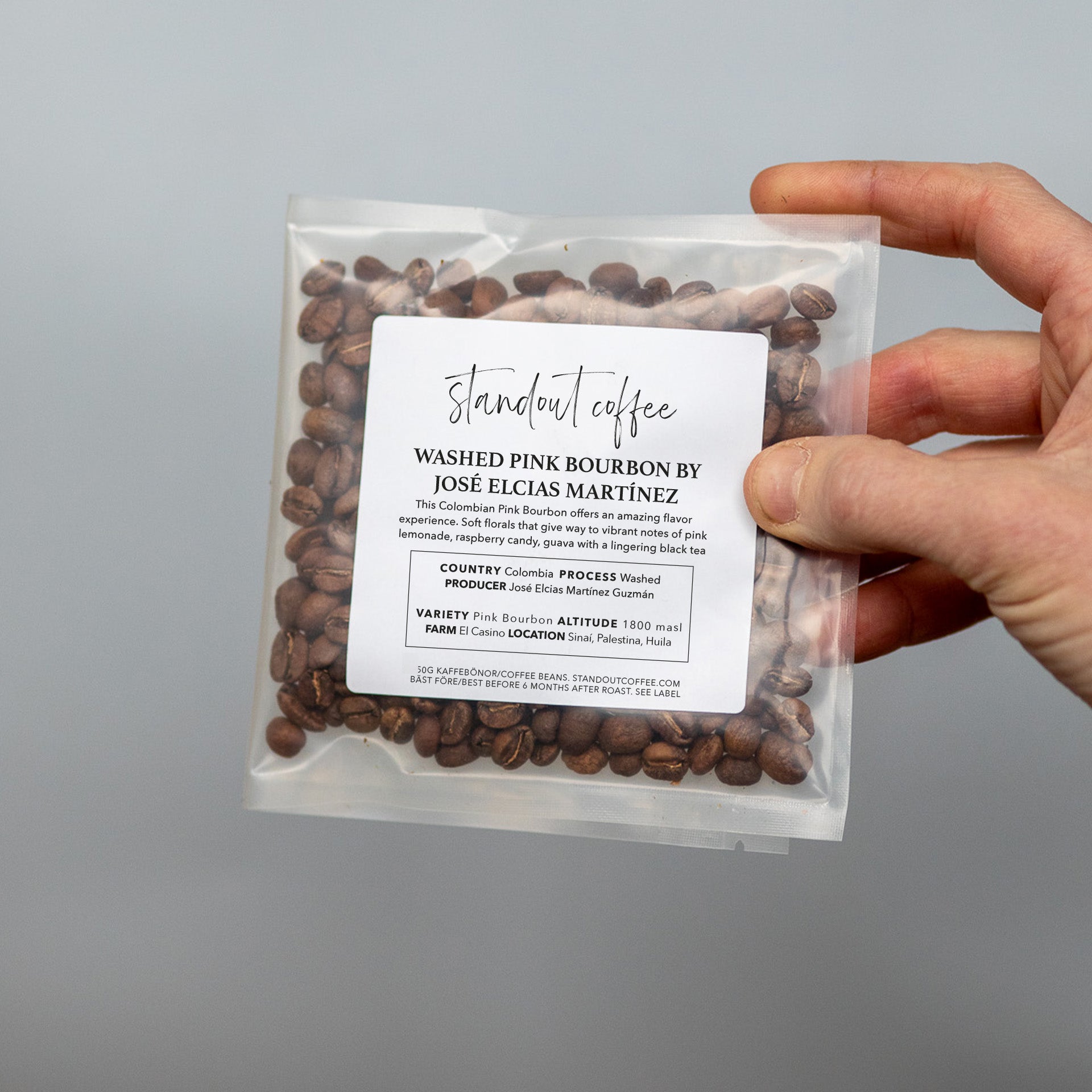 Washed Pink Bourbon - Huila, Colombia from Standout Coffee AB
