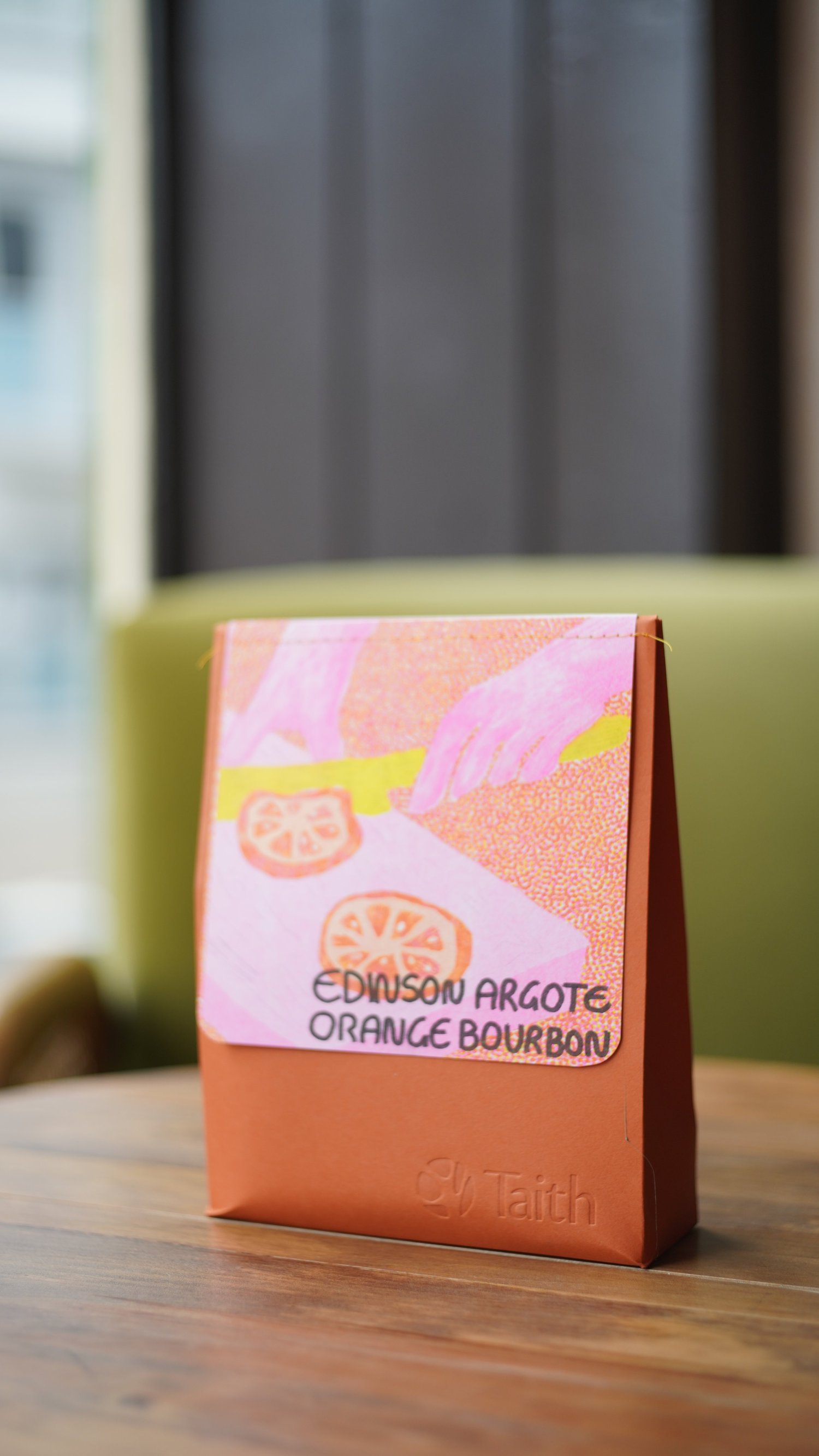 Edinson Argote Orange Bourbon Double Anaerobic Thermal Shock Washed Colombia from Taith Coffee