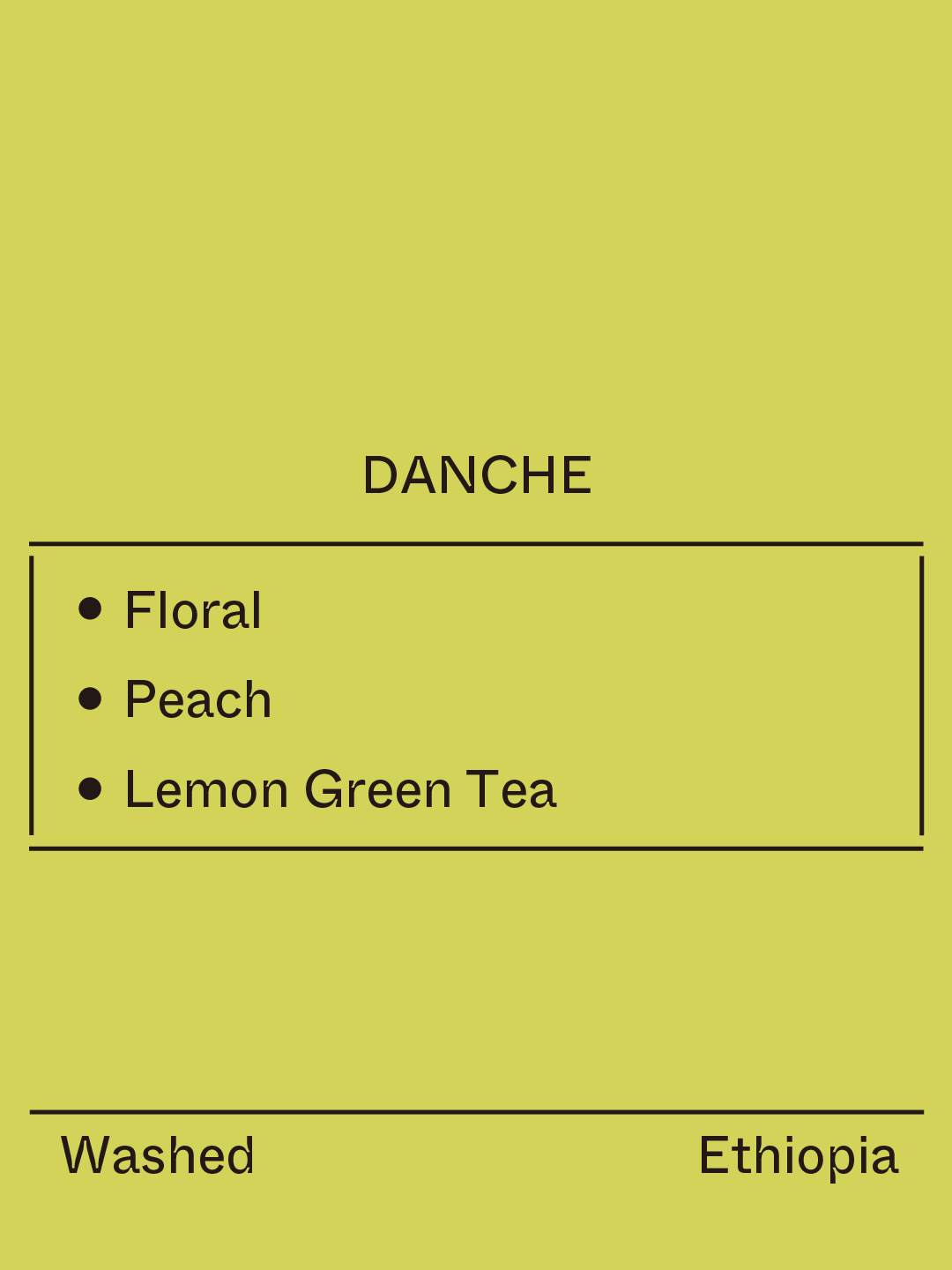 Danche, Ethiopia Landrace from Terraform Coffee